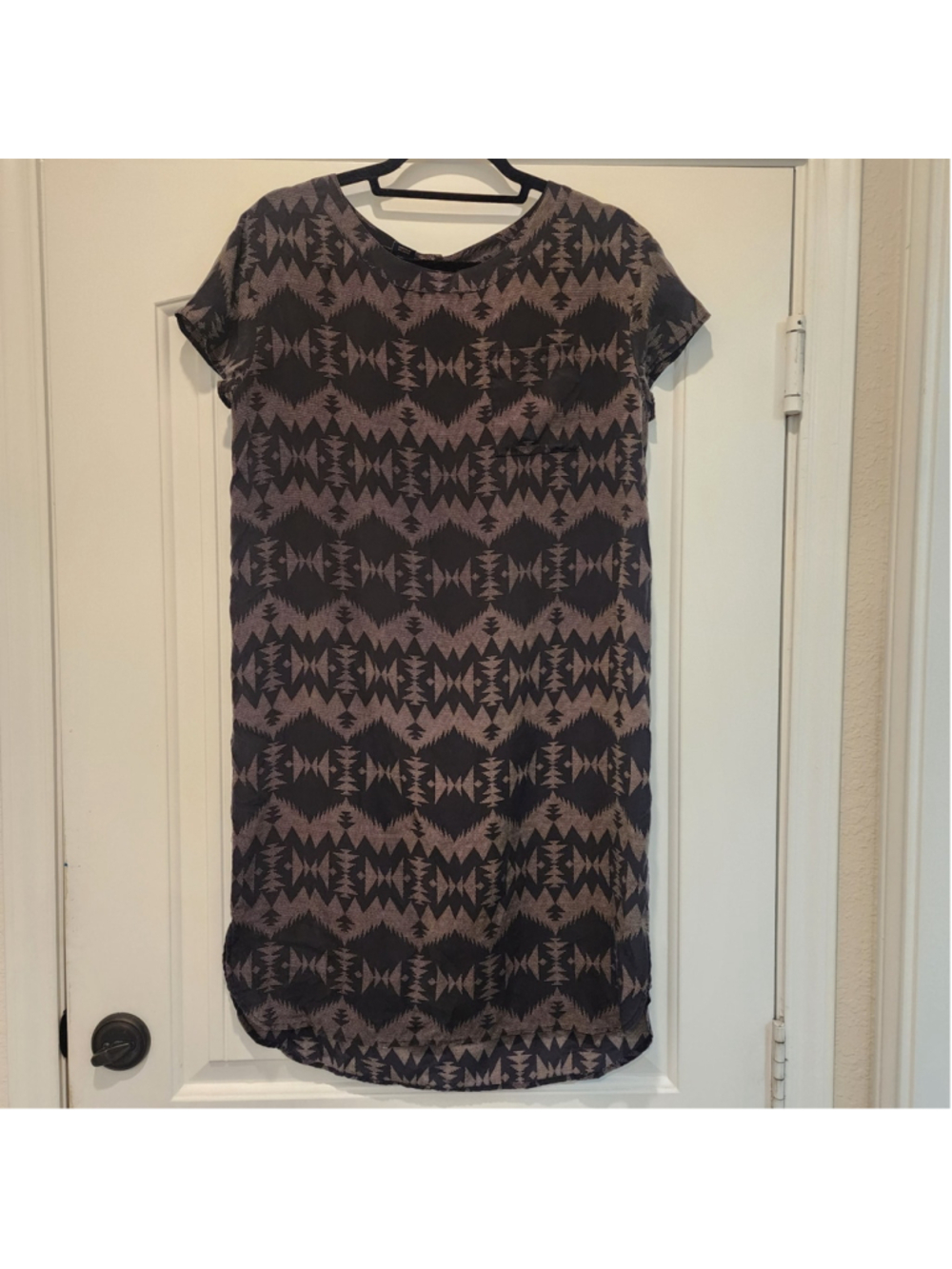 Pendleton Sonora Silk Dress S Small Southwestern Aztec Geometric Print Boho - Picture 4 of 7